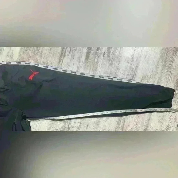 Puma black & white means track pants size Medium - Picture 6 of 6